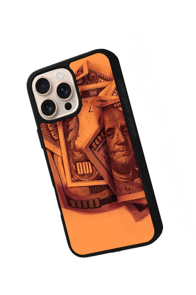 iPhone 16 Pro Max Uyumlu Money Para Tasarımlı Glossy Premium Kılıf