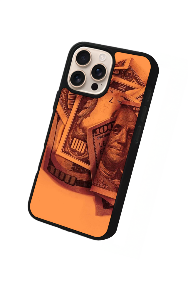 iPhone 16 Pro Max Uyumlu Money Para Tasarımlı Glossy Premium Kılıf