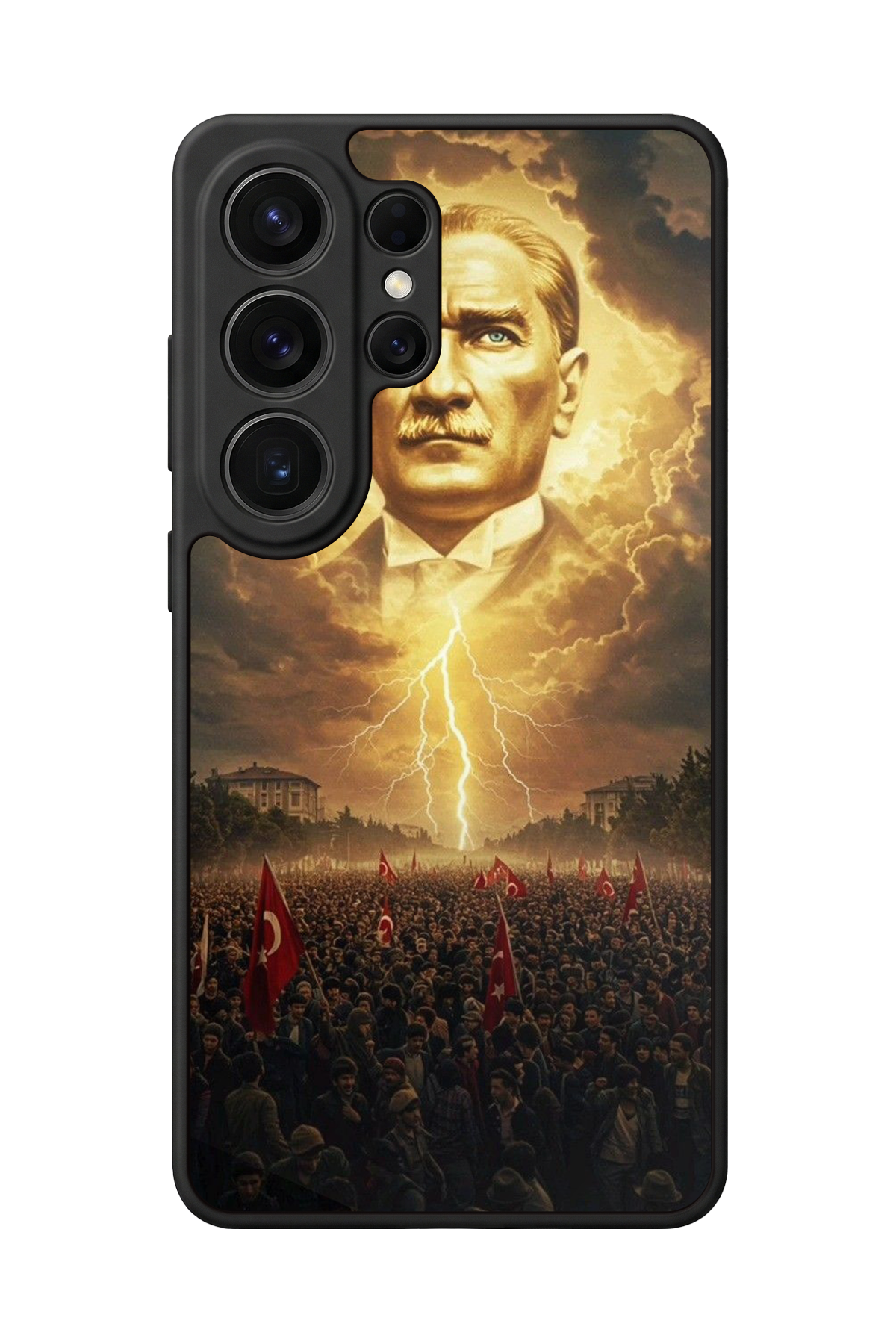 Samsung Galaxy S26 Ultra Uyumlu Mustafa Kemal Ataturk Tasarımlı Glossy Premium Kılıf