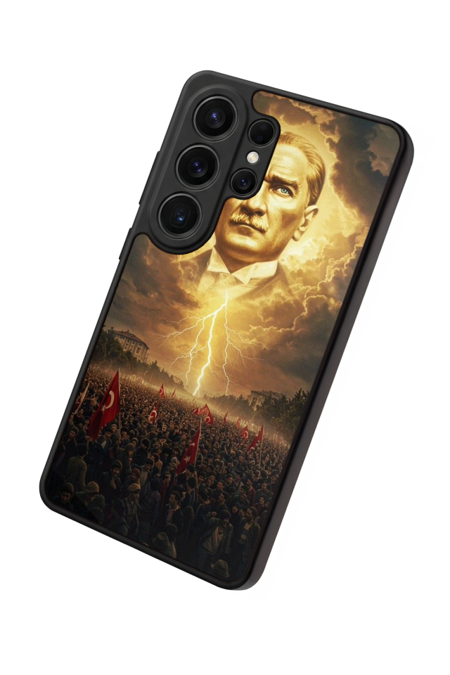 Samsung Galaxy S26 Ultra Uyumlu Mustafa Kemal Ataturk Tasarımlı Glossy Premium Kılıf