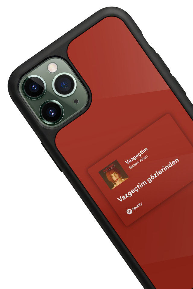iPhone 11 Pro Uyumlu Sarki Sozleri Tasarımlı Glossy Premium Kılıf