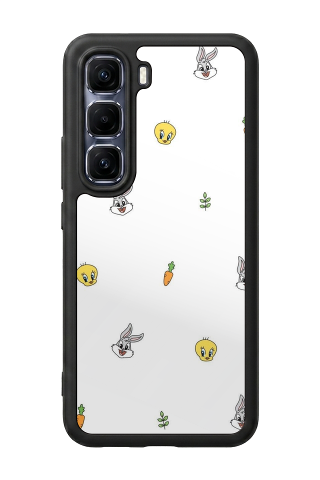 Infinix Hot 60 Pro Plus Uyumlu Tweety Tasarımlı Glossy Premium Kılıf