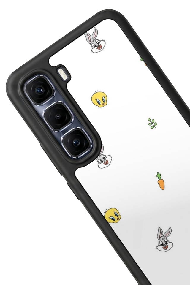 Infinix Hot 60 Pro Plus Uyumlu Tweety Tasarımlı Glossy Premium Kılıf