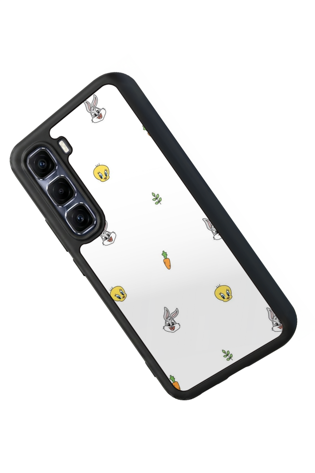 Infinix Hot 60 Pro Plus Uyumlu Tweety Tasarımlı Glossy Premium Kılıf