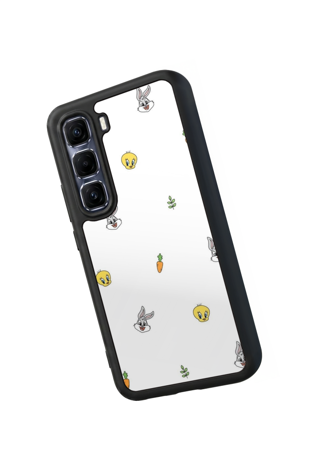 Infinix Hot 60 Pro Plus Uyumlu Tweety Tasarımlı Glossy Premium Kılıf
