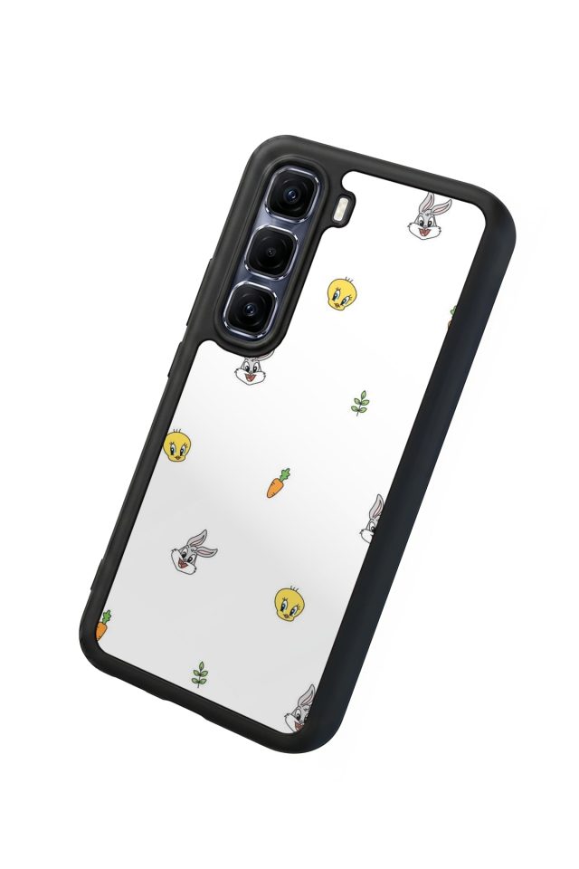 Infinix Hot 60 Pro Plus Uyumlu Tweety Tasarımlı Glossy Premium Kılıf