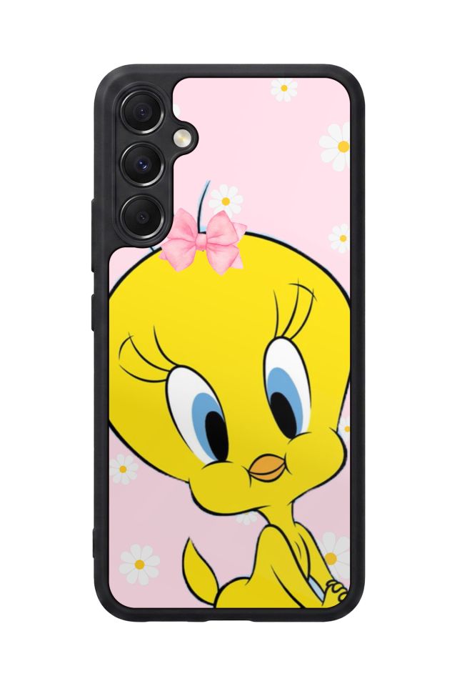 Samsung Galaxy A34 Uyumlu Tweety Tasarımlı Glossy Premium Kılıf