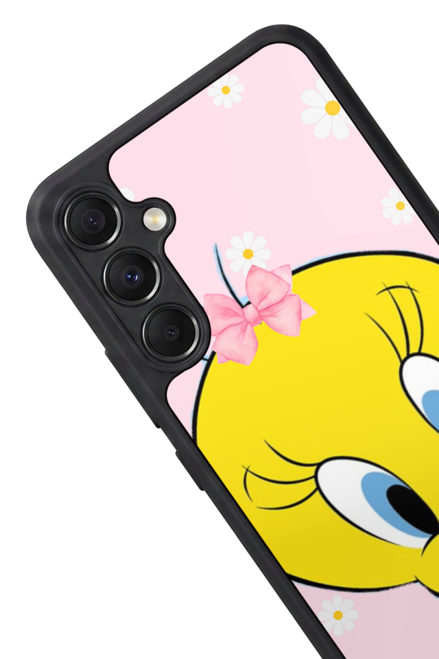 Samsung Galaxy A34 Uyumlu Tweety Tasarımlı Glossy Premium Kılıf