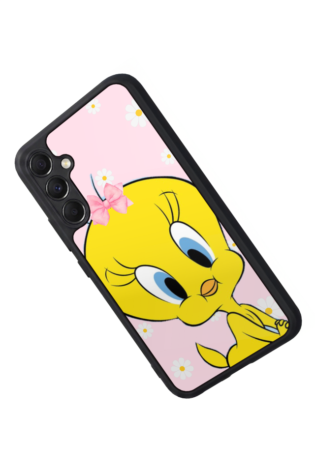 Samsung Galaxy A34 Uyumlu Tweety Tasarımlı Glossy Premium Kılıf
