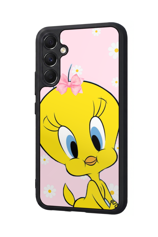 Samsung Galaxy A34 Uyumlu Tweety Tasarımlı Glossy Premium Kılıf