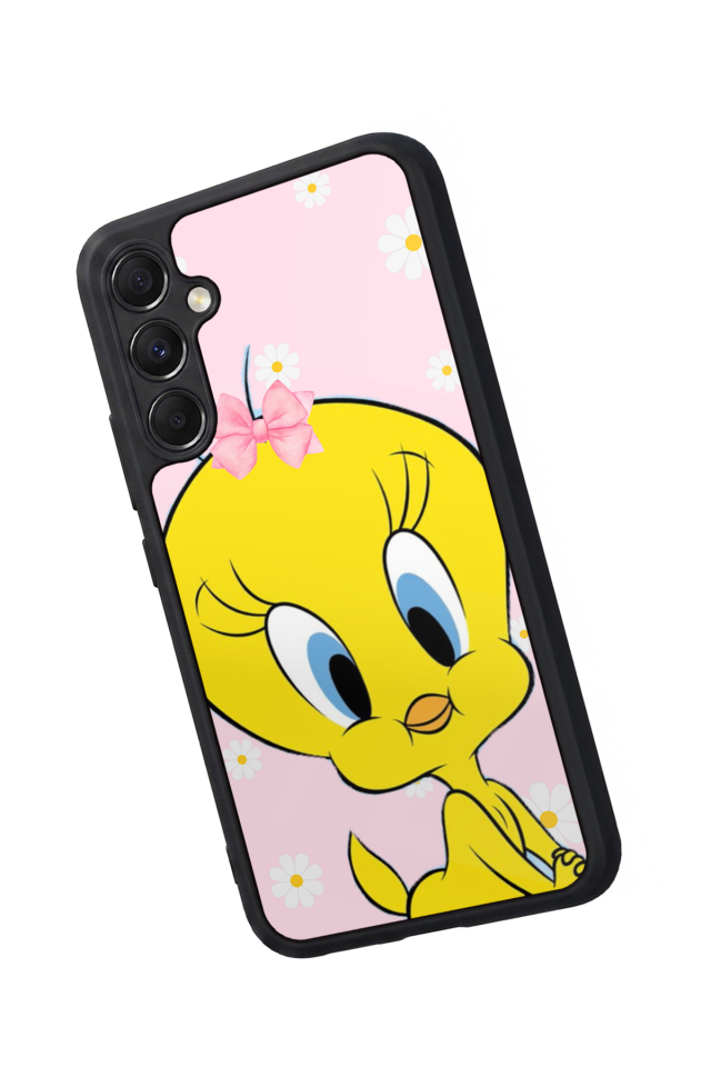 Samsung Galaxy A34 Uyumlu Tweety Tasarımlı Glossy Premium Kılıf