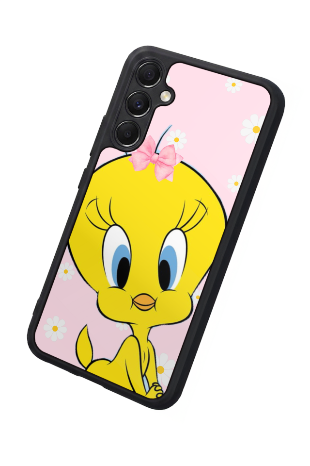 Samsung Galaxy A34 Uyumlu Tweety Tasarımlı Glossy Premium Kılıf