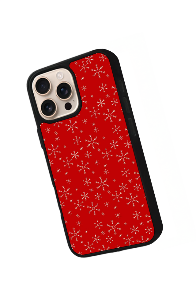 iPhone 16 Pro Uyumlu Yilbasi Christmas Tasarımlı Glossy Premium Kılıf