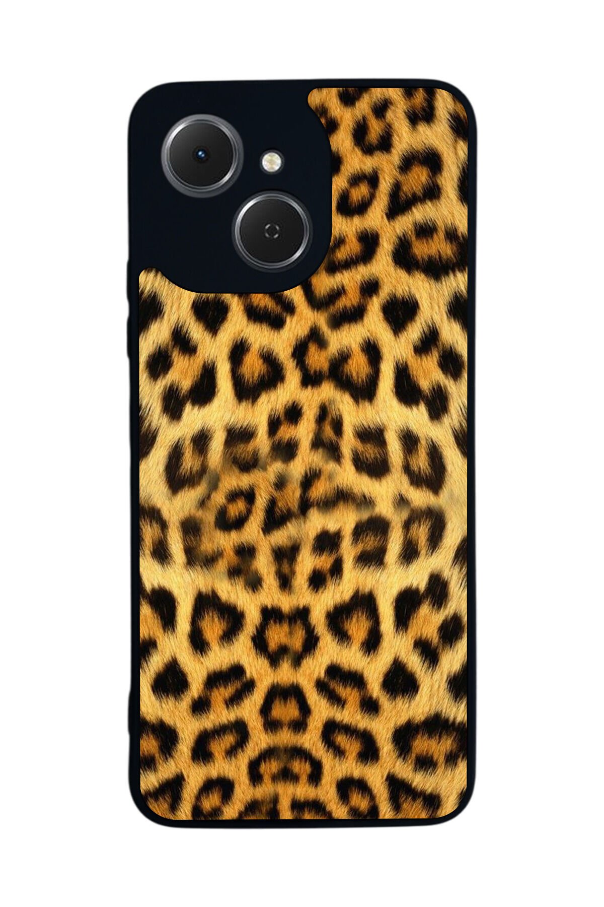 Tecno Spark 40C Uyumlu Leopar Tasarımlı Glossy Premium Kılıf