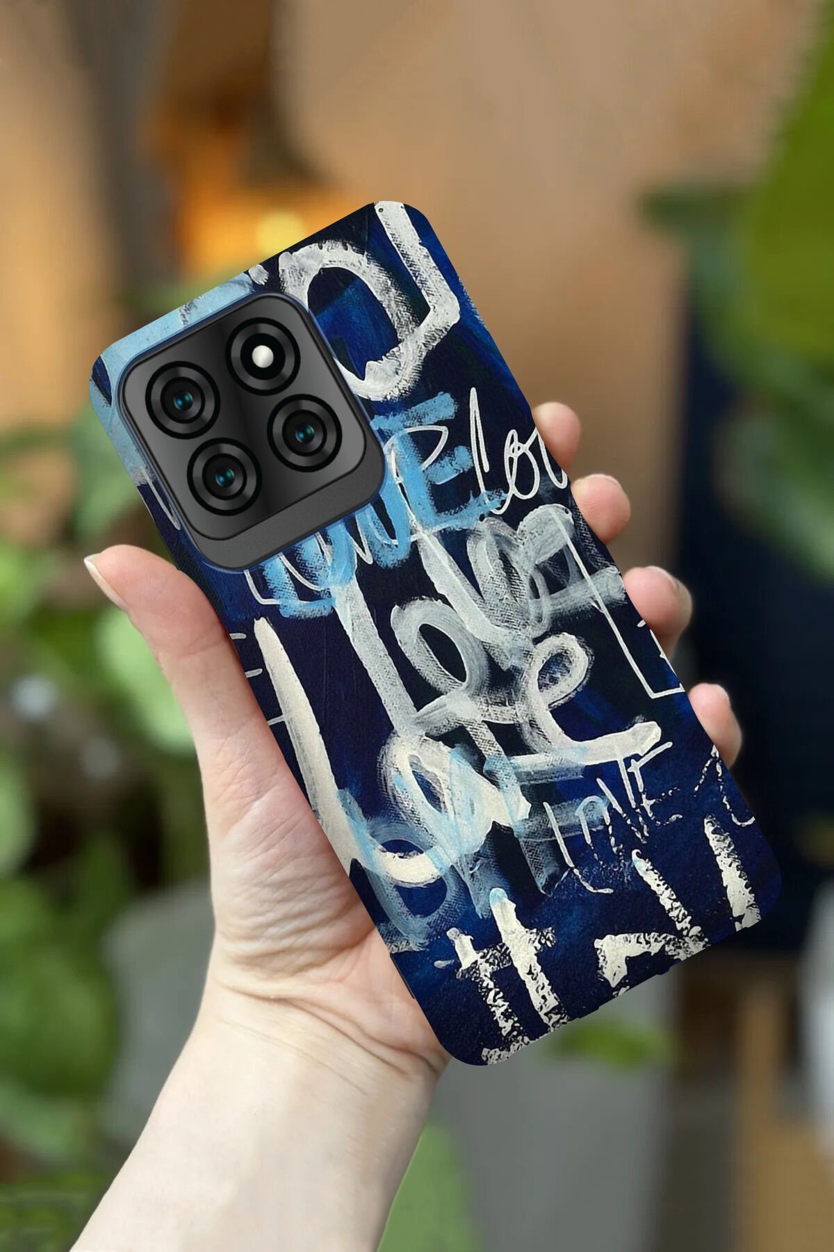 Reeder S71 Uyumlu Kamera Korumalı Love Desenli HD Baskılı Silikon Kılıf