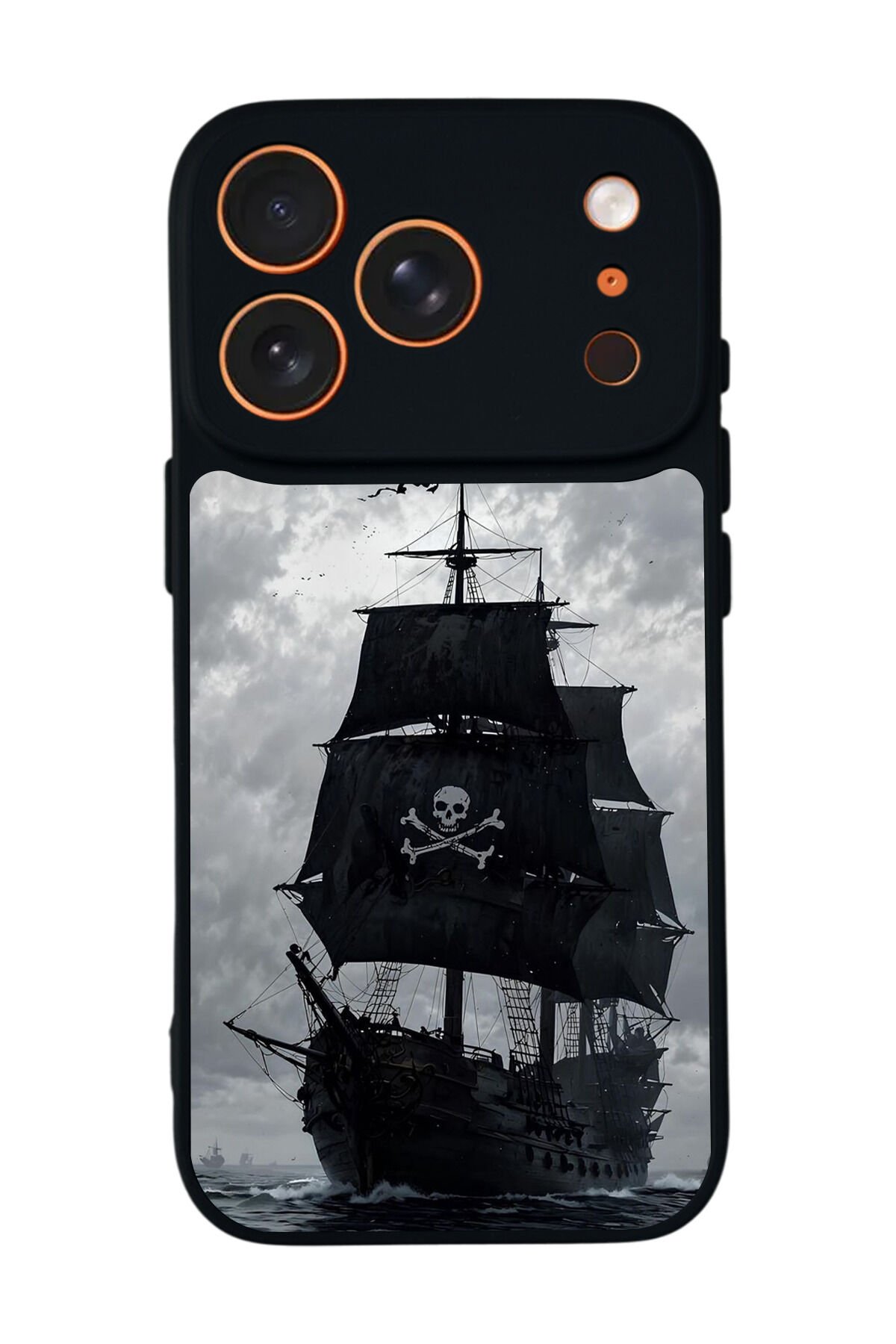 iPhone 17 Pro Max Uyumlu Korsan Tasarımlı Glossy Premium Kılıf