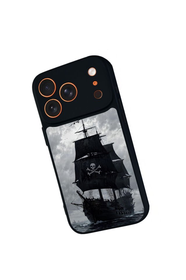 iPhone 17 Pro Max Uyumlu Korsan Tasarımlı Glossy Premium Kılıf