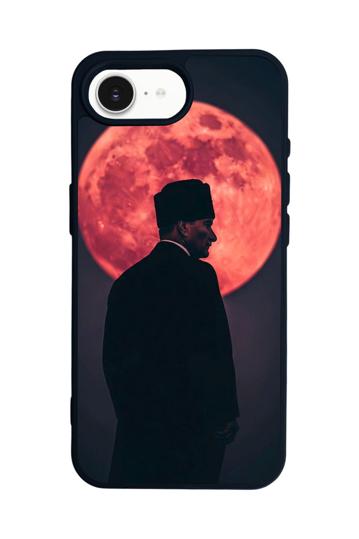 iPhone 16E Uyumlu Mustafa Kemal Ataturk Tasarımlı Glossy Premium Kılıf