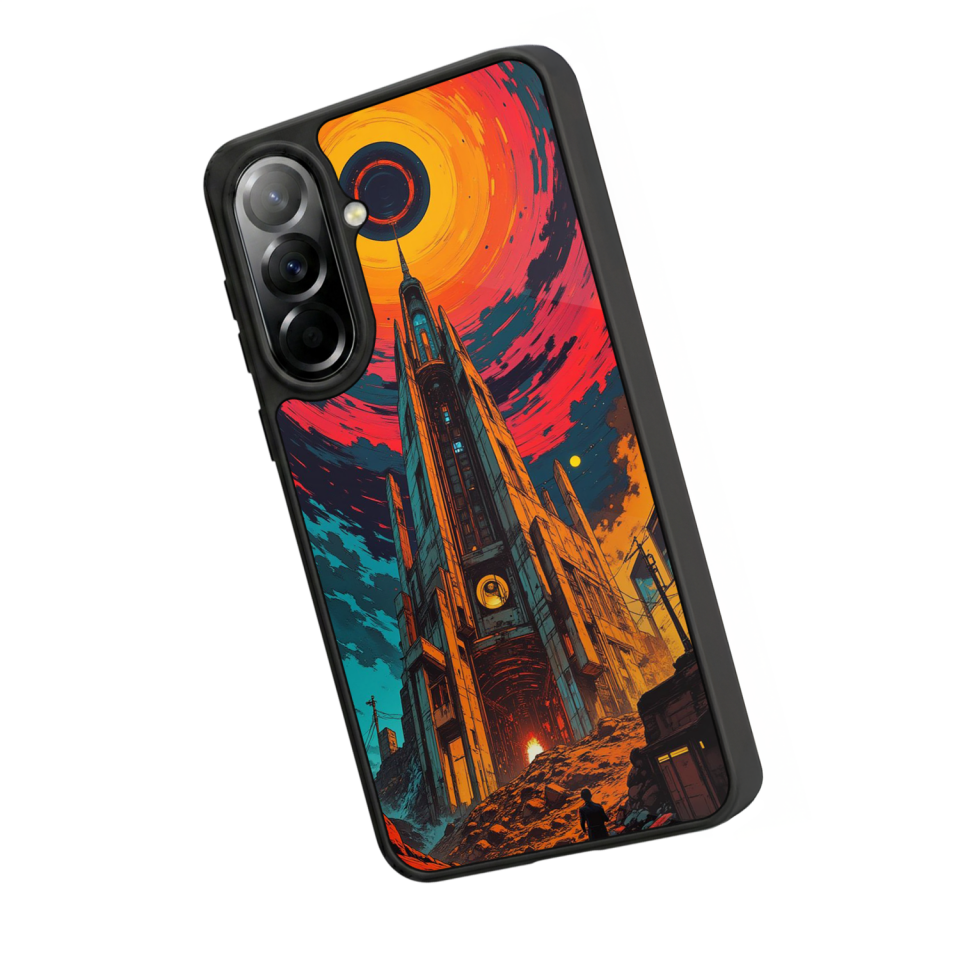 Samsung Galaxy A37 Uyumlu Abstract Tasarımlı Glossy Premium Kılıf