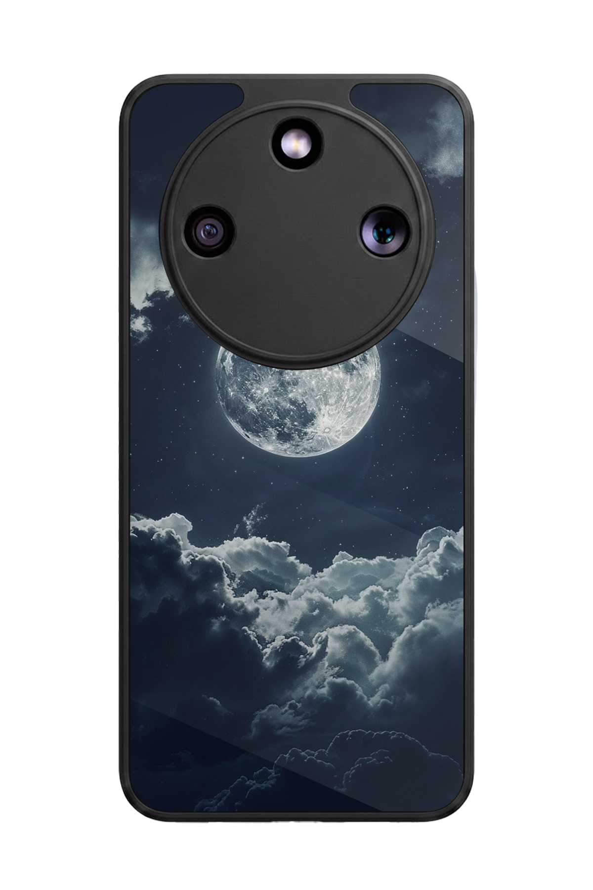 Honor Magic 8 Lite Uyumlu Ay Tasarımlı Glossy Premium Kılıf