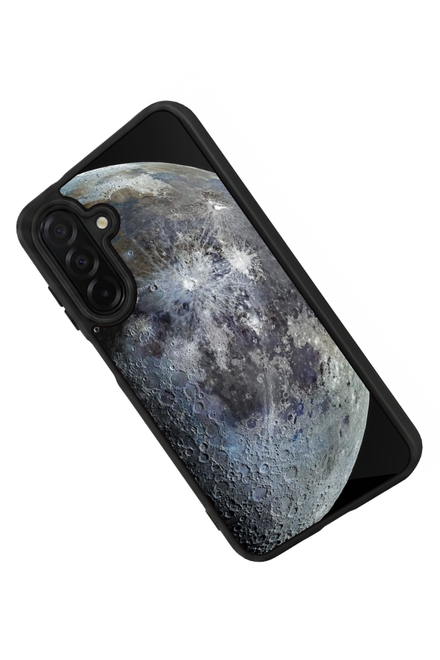 Samsung Galaxy A36 Uyumlu Ay Tasarımlı Glossy Premium Kılıf