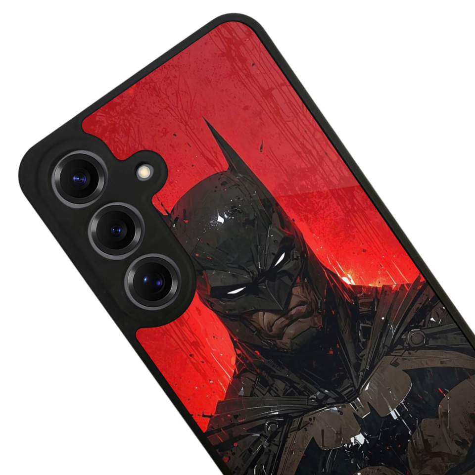 Samsung Galaxy S25 Uyumlu Batman Tasarımlı Glossy Premium Kılıf