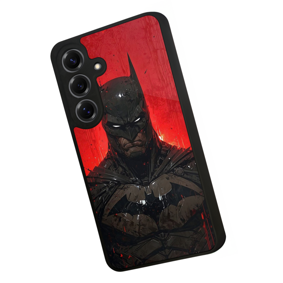 Samsung Galaxy S25 Uyumlu Batman Tasarımlı Glossy Premium Kılıf