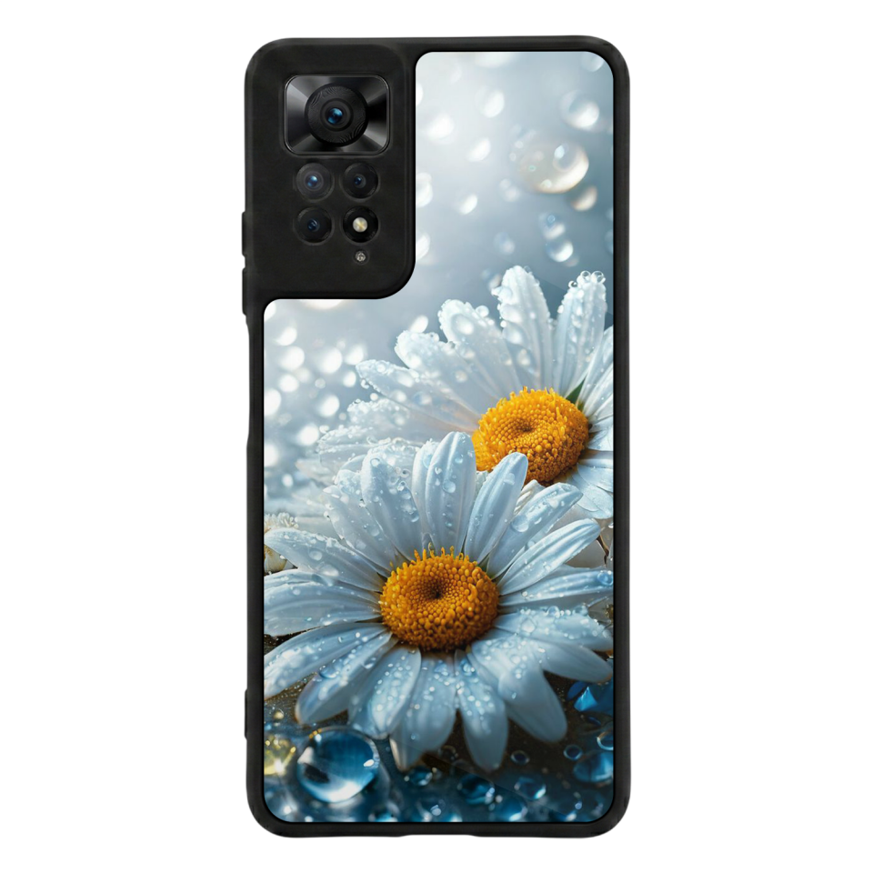 Xiaomi Redmi Note 11 Pro Uyumlu Cicek Tasarımlı Glossy Premium Kılıf