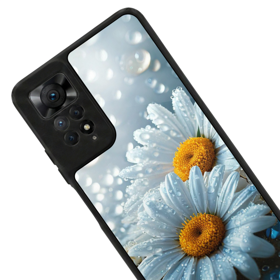 Xiaomi Redmi Note 11 Pro Uyumlu Cicek Tasarımlı Glossy Premium Kılıf