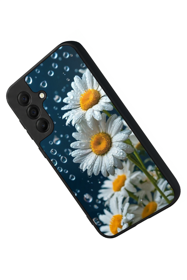 Samsung Galaxy A17 Uyumlu Cicek Tasarımlı Glossy Premium Kılıf