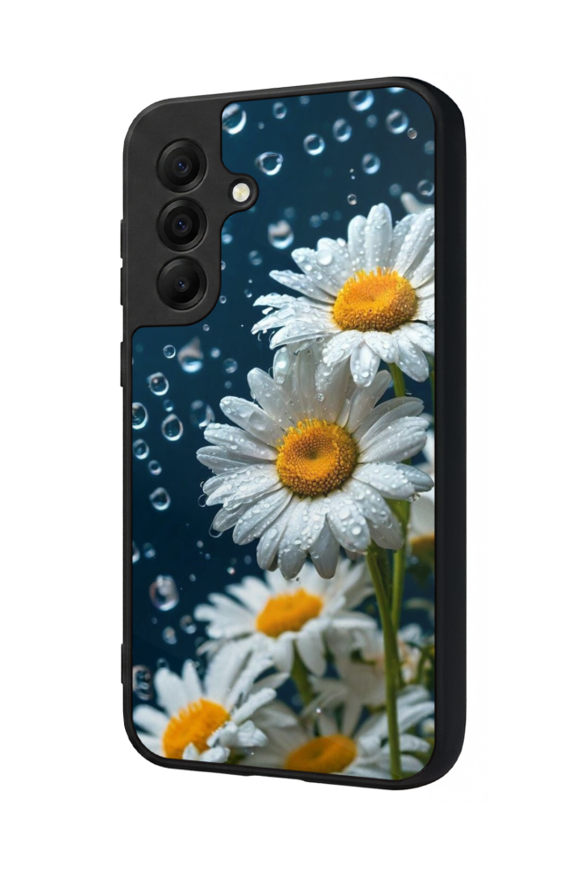 Samsung Galaxy A17 Uyumlu Cicek Tasarımlı Glossy Premium Kılıf