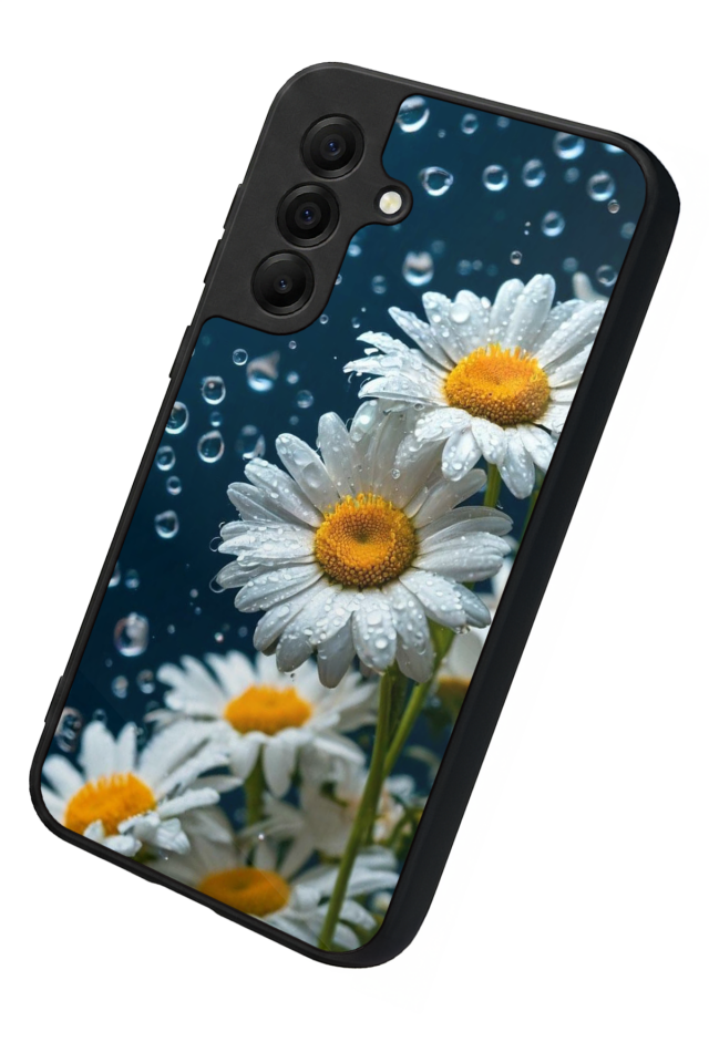 Samsung Galaxy A17 Uyumlu Cicek Tasarımlı Glossy Premium Kılıf