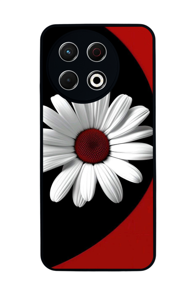 Tecno Spark 30 Pro Uyumlu Cicek Tasarımlı Glossy Premium Kılıf