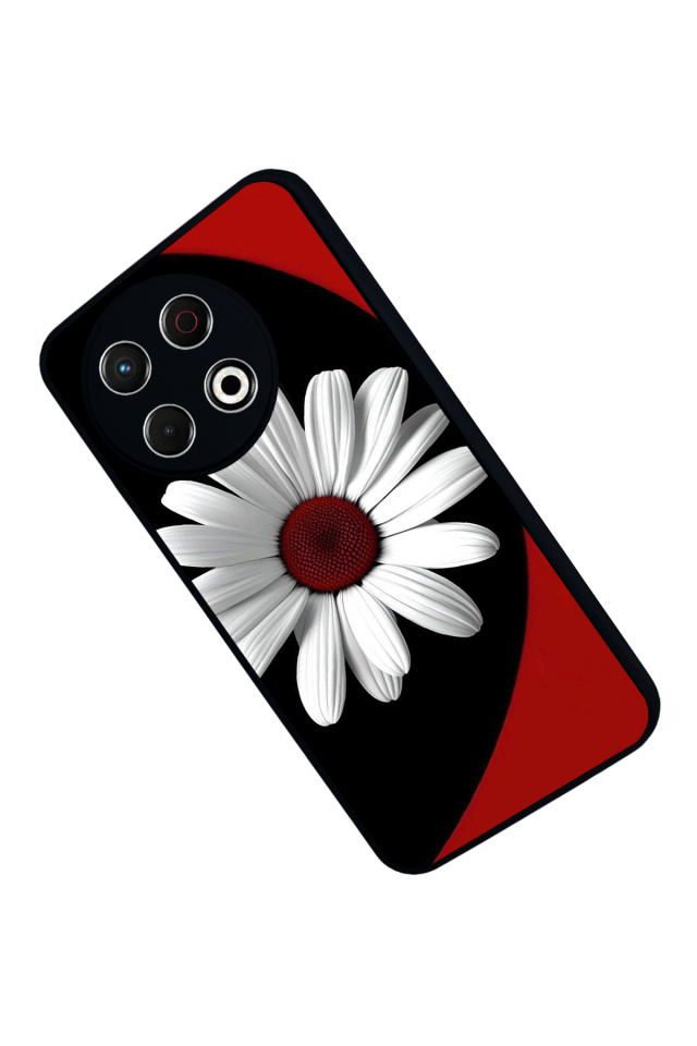 Tecno Spark 30 Pro Uyumlu Cicek Tasarımlı Glossy Premium Kılıf