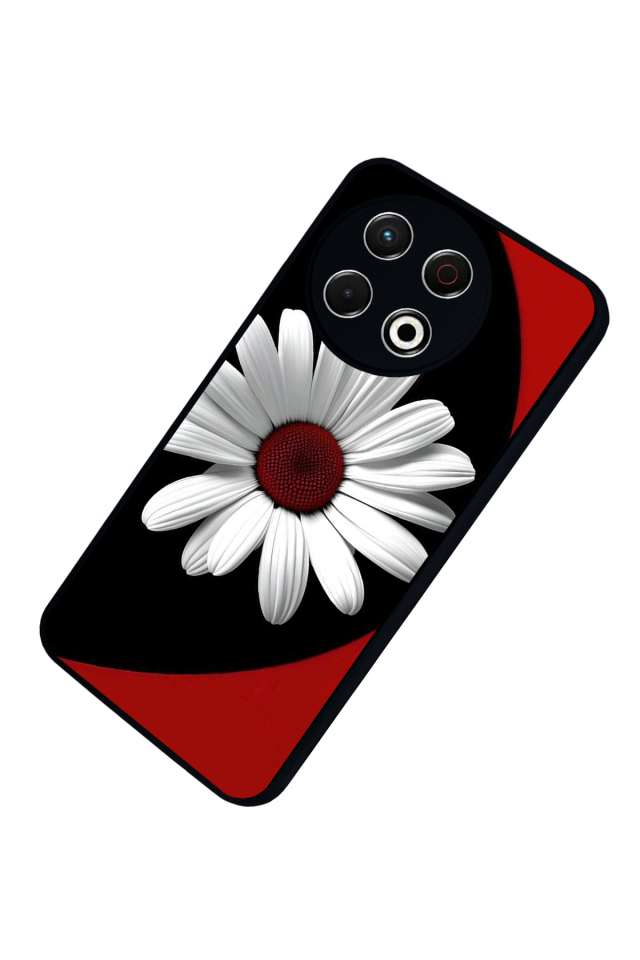 Tecno Spark 30 Pro Uyumlu Cicek Tasarımlı Glossy Premium Kılıf