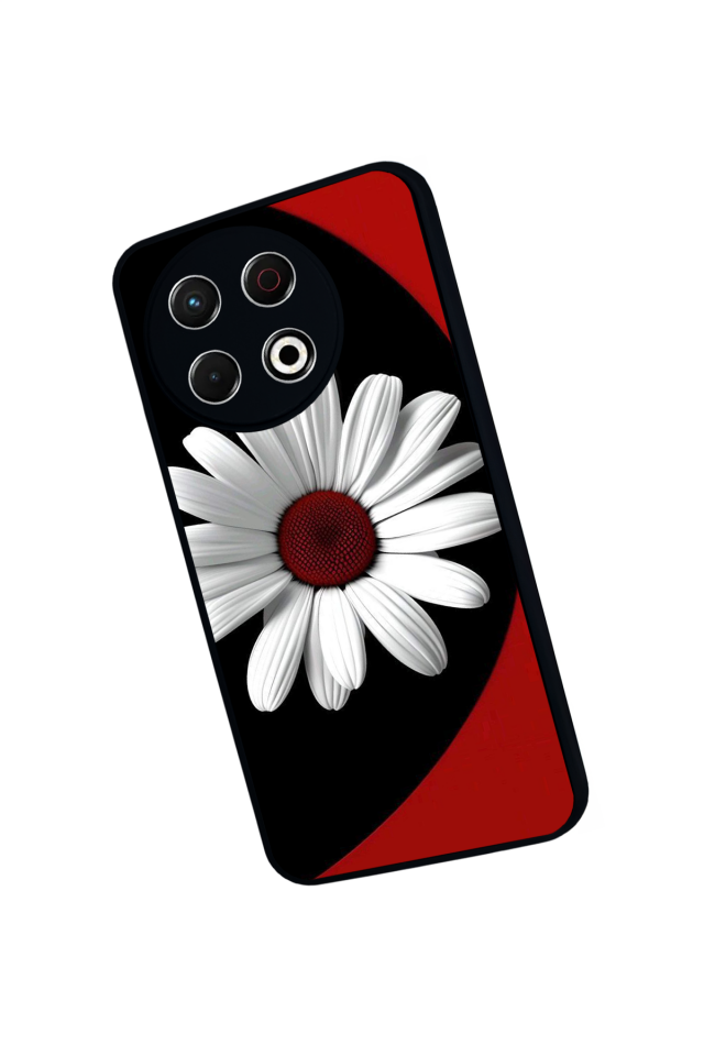 Tecno Spark 30 Pro Uyumlu Cicek Tasarımlı Glossy Premium Kılıf