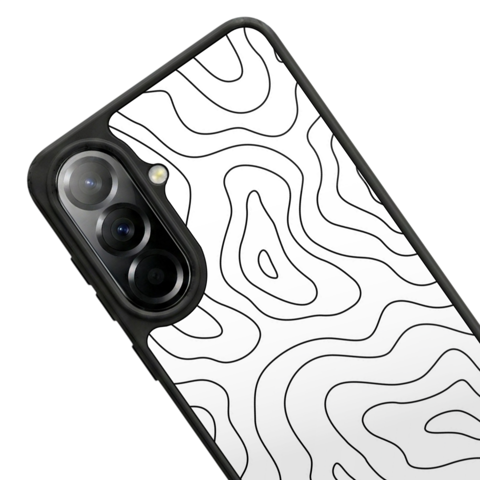 Samsung Galaxy A57 Uyumlu Çizgi Sanatı Tasarımlı Glossy Premium Kılıf