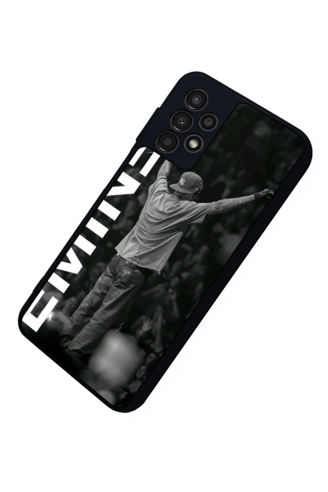 Samsung Galaxy A23 Uyumlu Eminem Tasarımlı Glossy Premium Kılıf