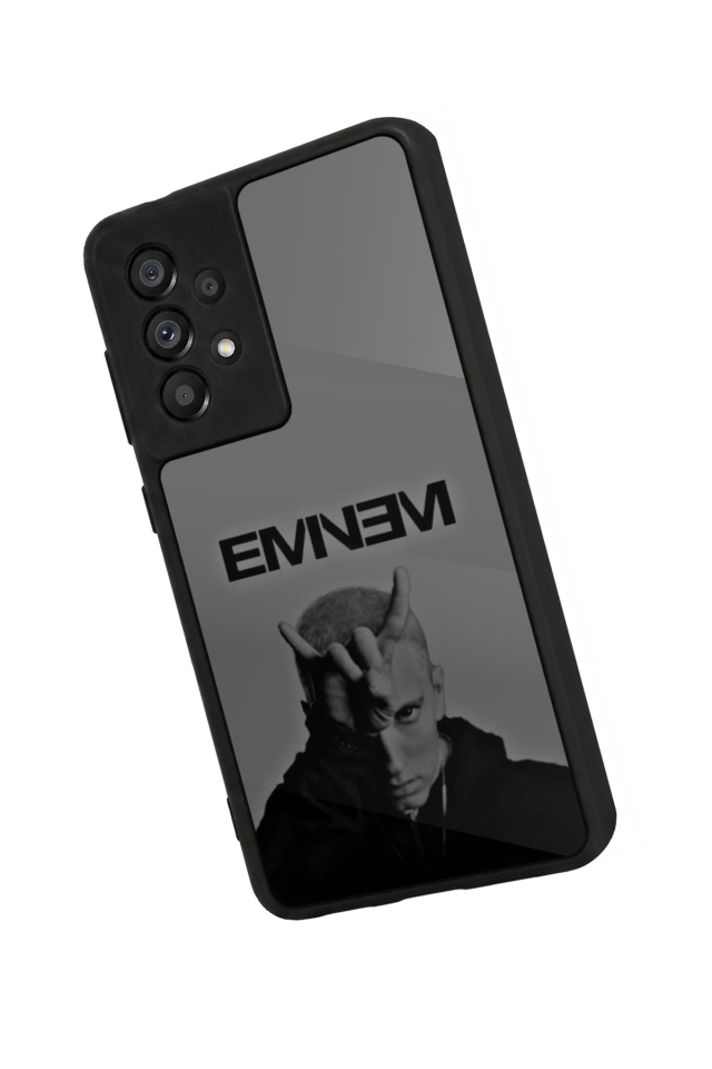 Samsung Galaxy A73 Uyumlu Eminem Tasarımlı Glossy Premium Kılıf