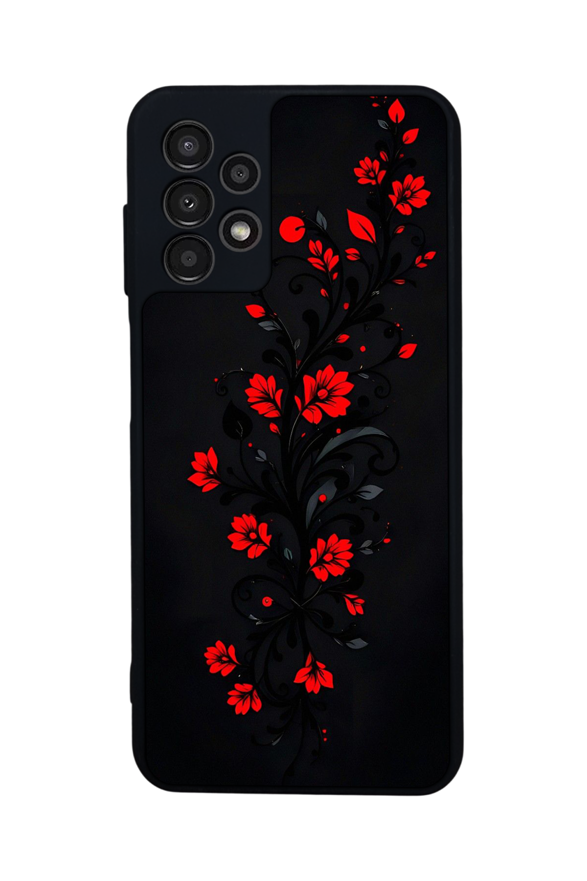 Samsung Galaxy A13 Uyumlu Floral Tasarımlı Glossy Premium Kılıf