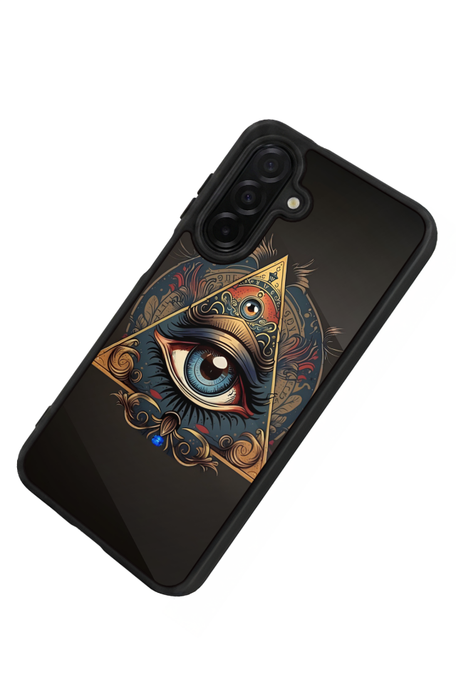 Samsung Galaxy A36 Uyumlu Göz Tasarımlı Glossy Premium Kılıf