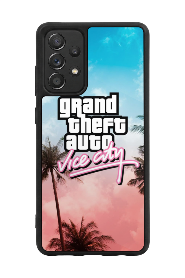 Samsung Galaxy A72 Uyumlu GTA Tasarımlı Glossy Premium Kılıf