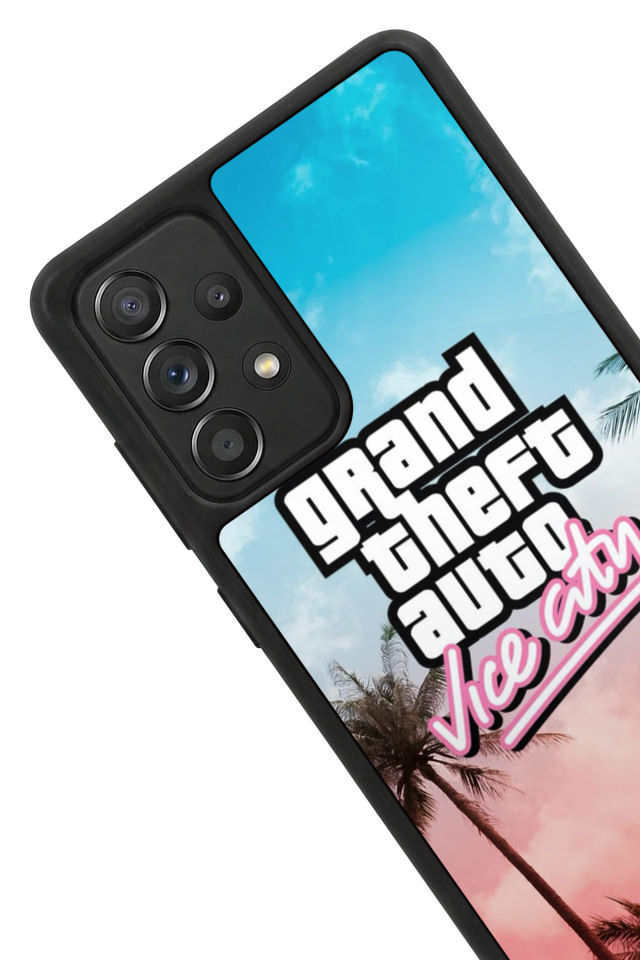 Samsung Galaxy A72 Uyumlu GTA Tasarımlı Glossy Premium Kılıf