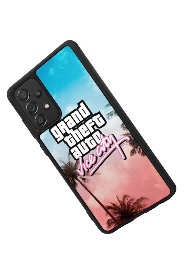 Samsung Galaxy A72 Uyumlu GTA Tasarımlı Glossy Premium Kılıf