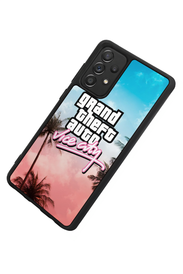 Samsung Galaxy A72 Uyumlu GTA Tasarımlı Glossy Premium Kılıf