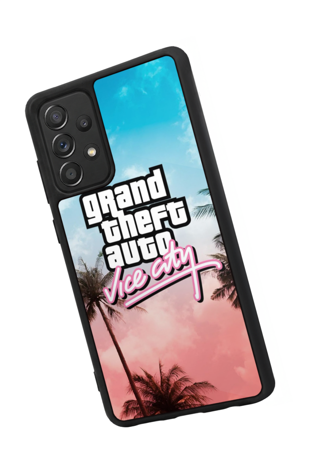 Samsung Galaxy A72 Uyumlu GTA Tasarımlı Glossy Premium Kılıf