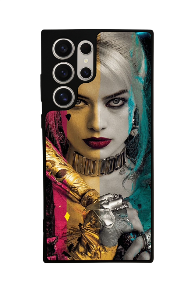 Samsung Galaxy S24 Ultra Uyumlu HarleyQueen Tasarımlı Glossy Premium Kılıf