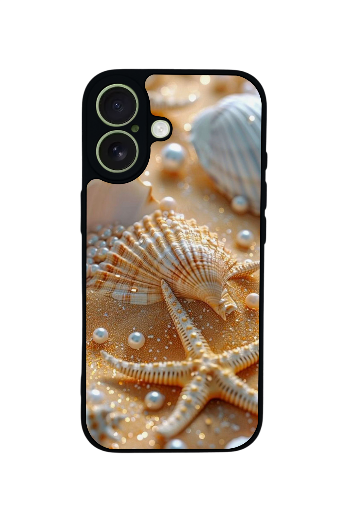 iPhone 17 Uyumlu  İnci Tasarımlı Glossy Premium Kılıf