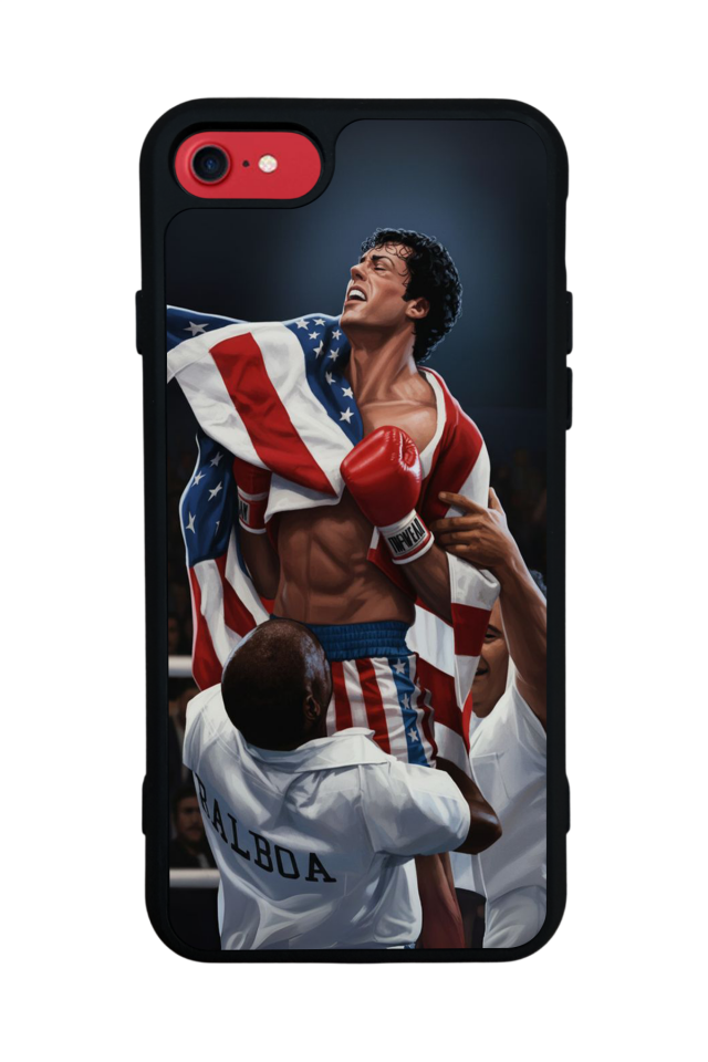 iPhone SE Uyumlu Rocky Tasarımlı Glossy Premium Kılıf