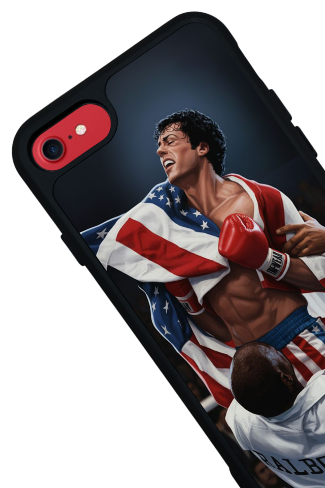 iPhone SE Uyumlu Rocky Tasarımlı Glossy Premium Kılıf